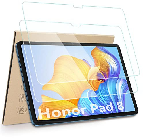 Hianjoo 2 Piezas Pantalla Protector Compatible con Huawei Honor Pad 8 12 2022, Premium Cristal Tablet Salvapantallas Vidrio Templado [9H Dureza Alta Claridad Sin Burbujas]