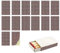 14 Stück selbstklebendes Match Striker Papier 5 x 3 cm, Strike Papierkreise, Phosphorpapier, runde Punkte, Strikers Aufkleberbögen, Radiergummi, Lederblumenpapier mit Wabenmuster, 21 x 10 cm