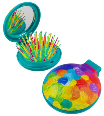 Brosse à cheveux avec miroir - Lady Retro