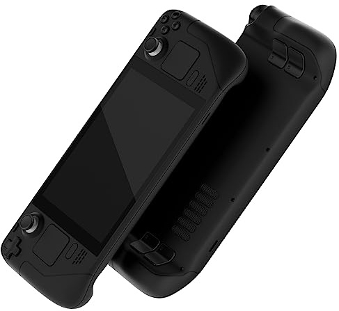 eXtremeRate Coque pour Steam Deck LCD Console Accessoires Cover Case Remplacement avec Bouton,Pas Console-Noir