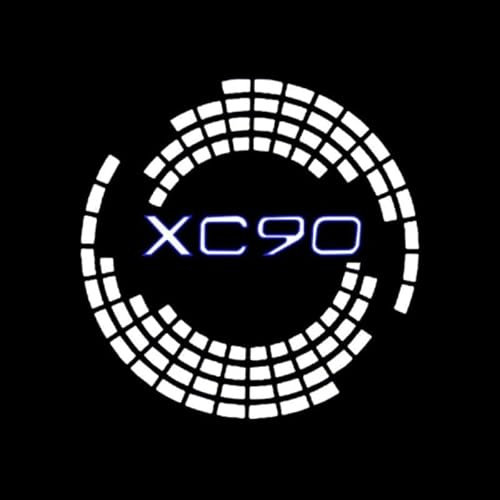 Autotür Logo Projektor für Volvo S60 S90 V40 V60 XC60 XC90, WillkommensLicht Auto Türbeleuchtung Logo, HD Türbeleuchtung Logo Projektor, Unterbodenbeleuchtung Auto Zubehör,4PCS
