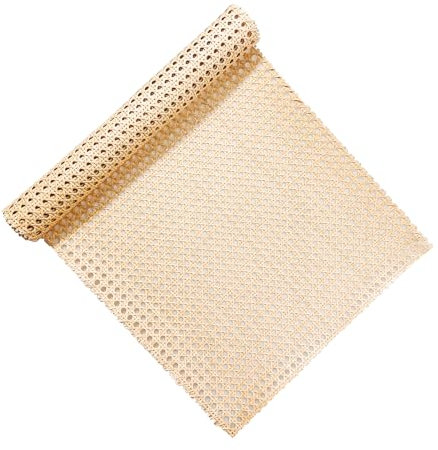 1 rouleau de matériau de cannage en plastique polyéthylène pour projets de canne, pour meubles, chaise, armoire, plafond - 2 m x 40 cm