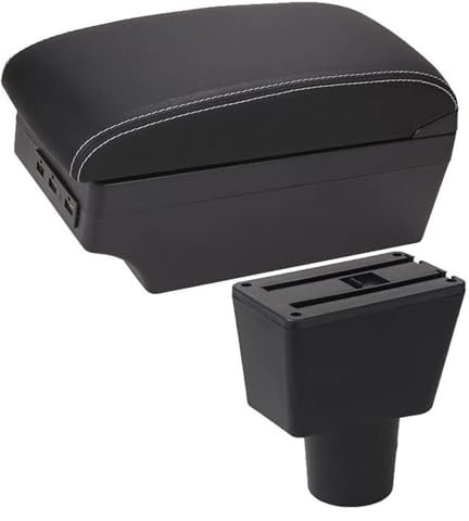 SITARAYURI Konsole Mittelkonsole Für Lada Für Xray Center Konsole Organizer Box Center Konsole Armlehne Box Auto Armlehne Lagerung Box (Farbe : 7usb A1)