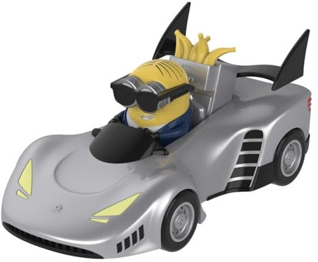MINIONS AR07163 Bandai Fahrzeug-Fahrzeug, Agenentenreibung, Spielzeug, Mehrfarbig, Spielzeug und Geschenke für Kinder und Familie, optimales Geschenk für eine geheime Mission
