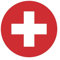 Schweiz Switzerland Aufkleber 5cm Rund Flagge Fahne Runde Vinyl Stickers EM WM