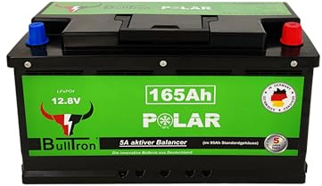 Bulltron 165Ah Polar LiFePO4 12.8V Akku mit Smart BMS, Bluetooth App und Heizung