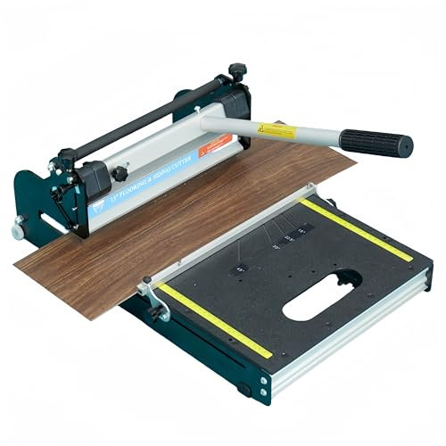 13 Vinyl Floor Cutter, 6mm Vinyl Plank Flooring Cutter, Flooring Cutter Tool Kit for LVP LVT, VCT, SPC, LVP, WPC, PVC