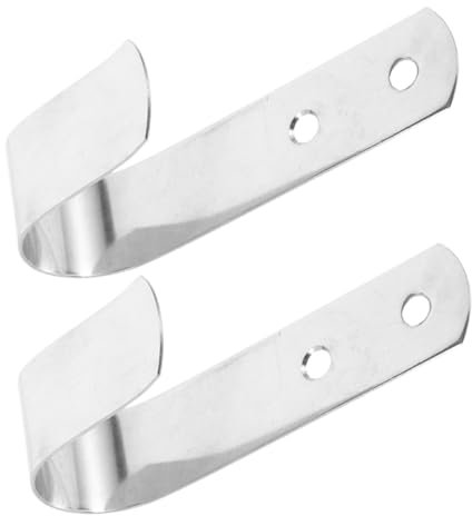 KITANDOVE Ring Hanger 2pcs Stainless Steel Lifebuoy Holder Boat Stainless Steel Hook for Garage Pool