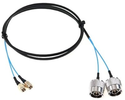 FTS Hennig 5G Twin Antennenkabel mit Fensterdurchführung N-Stecker < SMA-Stecker