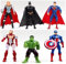 SJ essentials Heros Figures Set - 6 PCS PVC Collectible Figures Cake Toppers - Action F-igures - Toy Gift, Party Bag Fillers for Kids for Kids