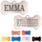 Ibera gifts - Hundemarke Mit Gravur - Hundemarke Personalisiert - Edelstahl - Für Mittelgroße Und Große Hunde - 40 x 21 mm (Silber)