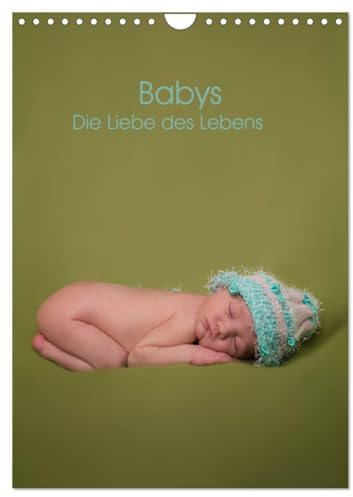 Babys - Die Liebe des Lebens (Wandkalender 2026 DIN A4 hoch), CALVENDO Monatskalender: Neugeborene liebevoll fotografiert (CALVENDO Menschen)