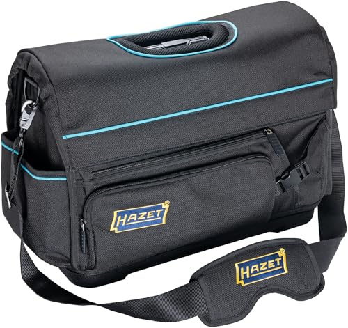 HAZET Universal Werkzeugtasche, groß, leer 191T-6L, Länge 520 mm | Länge 520 mm, Breite 300 mm, Höhe 370 mm, 3377 g, L x B x H: 520 mm x 300 mm x 370 mm, Antrieb 100070 Schrank , Koffer,