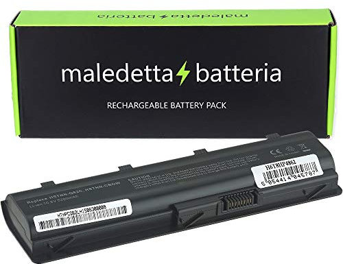 MaledettaBatteria batteria per HP G32 G42 G62 G72 G4 G6 Compaq Presario CQ32 CQ42 CQ43 CQ56 CQ62 CQ72 SOSTITUISCE MU06 593553-001 593554-001 MU09 HSTNN-LB0W 636631-001 593550-001 [5200mah 6-celle]