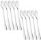 SourceTon - Cucharas largas de acero inoxidable para té helado, café, cóctel, batido y bebida fría (10 unidades)