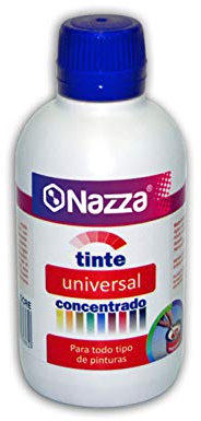 Nazza Tintes Universales Concentrados para Pinturas de todo tipo | Muy recomendado también para Resinas y barnices al Agua | Color Azul | Formato de 250 ml