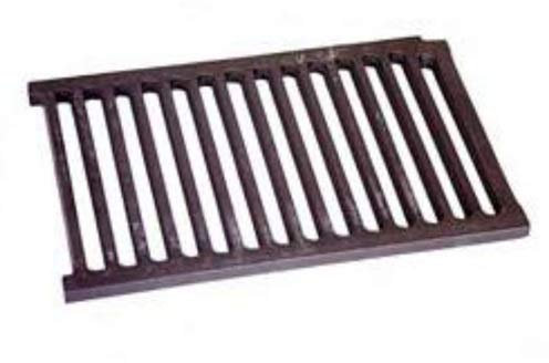 Large Castle Dog Basket Fire Grate Flat - Cast Iron