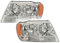 DEPO Set Hauptscheinwerfer Scheinwerfer Hb3 Hb4 Links + Rechts Set Satz Kompatibel mit Jeep Grand Cherokee II WJ WG 99-05