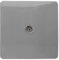 Trendi Artistic Modern Glossy Tactile TV Socket Light Grey