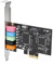 Tarjeta de Sonido Pcie de 5.1 Canales, Tarjeta de Audio de 6 Canales, Chip CMI8738 con Accesorios de CD para WIN2000 / para XP/para Vista/para Win7 / 8/10 Linux