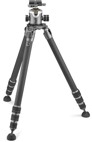 Gitzo Systematic Series 4 Tripod, Camera Tripod with Centre Ball Head, Photography Accessories, for Content Creation, Video, Professional Photography, 28 Kg Load Capacity