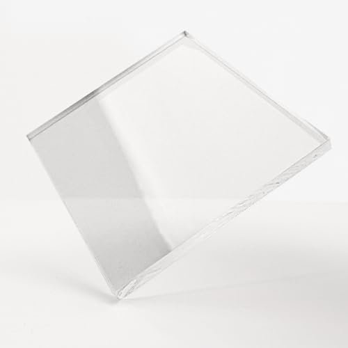 Acrylglas Zuschnitt 2-20mm Transparent Glasklar hochwertige GS Qualität, klare Scheibe/Platte, Materialstärke und Größe Wählbar (15mm, 300 x 300 mm)