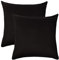 Livessa 2er Set Kissenbezug 80x80 aus%100 Baumwolle Jersey Stoff - Verdeckter Reißverschluss, Kopfkissenbezug 80x80 cm, Kissenhülle, Ultra weich und atmungsaktiv, Oeko-Tex Zertifiziert, Reißverschluss