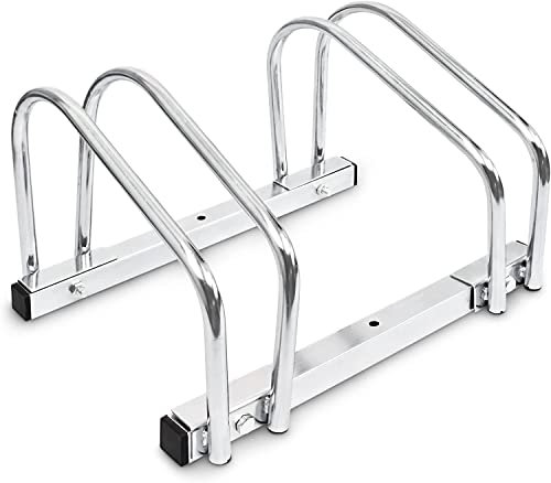 Unibos | 2/4 Bike Stand Floor or Wall mounted bike rack for garage Bicycle Parking rack Cycle Storage Locking Stand | Bicycle Bike Parking Rack Floor Stand