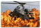 JUNNA Fighter Jet Poster Grauer Apache Hubschrauber fliegende dekorative Malerei Leinwand Wand und Kunst Bild Familie Schlafzimmer Dekor 60 x 90 cm