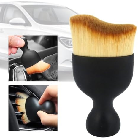 Fiorky Auto Innenraum Reiniger Pinsel, Reinigungspinsel mit weichen Borsten, Auto Reinigungsbürsten Stauber Ideal for Innen, Armaturenbrett, Klimaanlagen, Leder und Motoren, Kein Kratzer