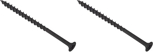 ForgeFix Drywall Screws Coarse Thread | 4.2 x 75mm | Black Phosphate | Box 100 (Pack of 2)