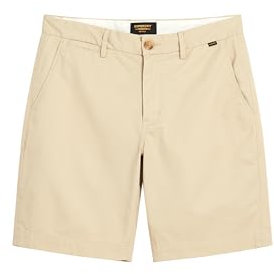 Superdry Herren Stretch-Chinoshorts Pelikan Beige 36
