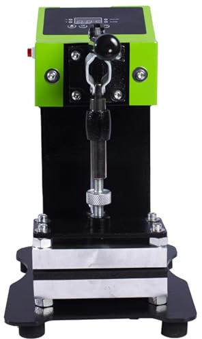 ExoticaBlend Mini Presseur de Chaleur Manuel, Machine de Presse à Chaud Portable 6x12cm, Plaques Chauffantes, Contrôleur LCD 600w, Machine de Presse à Chaud en Colophane