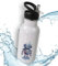 timalo® Trinkflasche für Kinder personalisiert mit Namen | auslaufsichere Edelstahl Sportflasche Kindergarten Schule Geschenk für Jungen und Mädchen 600mL | Roboter