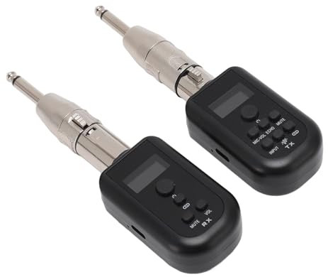 Transmisor y Receptor XLR Inalámbrico, de Micrófono Inalámbrico UHF, Adaptador Inalámbrico USB Adaptador XLR para Sistemas PA Activos, Monitores, Mezcladores DJ, Pedales,