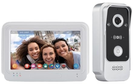 nmbhus Campanello Video WiFi 1080P Tuya Smart AHD Da 2 Milioni Di Pixel