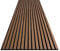 Display Guru Sturdy & Durable Wooden Slat Acoustic Wall Panels & Ceiling Panels with Fibre Sound Absorbing (10, Natural Walnut)