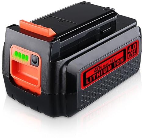 4,0 Ah 40V LBXR36 Li-Ionen-Akku Ersatz für Black und Decker akku 36v und Kompatibel mit Black und Decker 36v akku LBX2040 LBXR2036 LBX1540 LBX2540