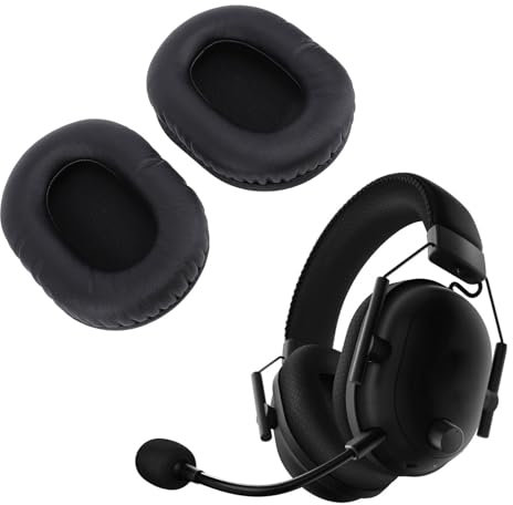 Ersatz Ohrpolster für Blackshark V2 Pro, Protein PU Leder Memory Schaum Kopfhörer Ohrpolster, Professionelle Ohrmuschel Abdeckung, Reparaturteile für Gaming Headset