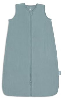 Jollein Musselin Sommerschlafsack Baby - Sea Green - 90 cm - 100% Baumwolle - 0.5 TOG - Schlafsack Baby Sommer