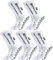 Athlix 5 Paar Anti-Rutsch Fußball Socken Herren Damen – Sportsocken mit Grip Sohle Größe 38-46 – Rutschfeste Sportsocken für Fußball, Basketball, Laufen, Radfahren
