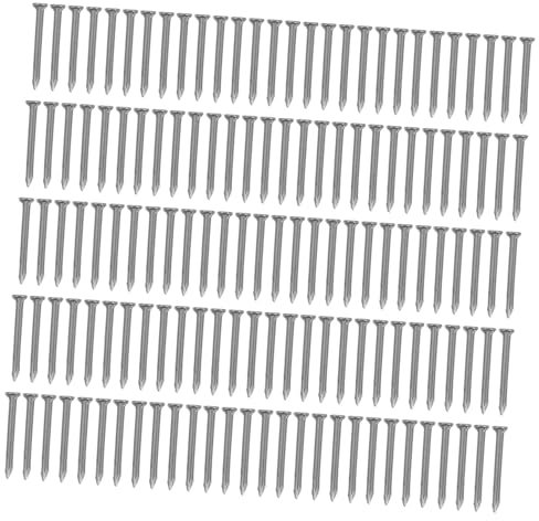 POPETPOP Sacchetto Chiodi in Acciaio Per Cemento Kit Di Chiodi in Punta Aguzza e Pareti Temprato Per Diverse Esigenze