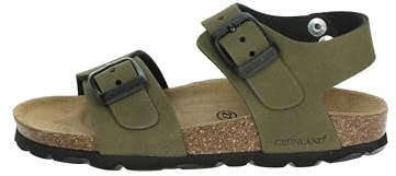 Grunland licht kork sandale kinder, grün, 36 EU