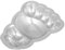 iplusmile Molde de pata de oso molde de chocolate de animales molde para hornear animales molde de de animales molde de plato moldes de fondant 3d topper el plastico Transparente