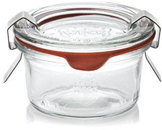 Weck Mini-Sturzglas 50 ml, ohne Ringe und Klammern, 12 stücke