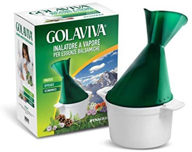 GOLAVIVA INALATORE A VAPORE per essenze balsamiche