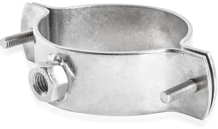PRIOstahl® Rohrschellen aus Edelstahl V2A f. Stockschrauben - Rohrhalter Rohrbefestigung Rohr (2 Zoll, 55-62mm, 1 Stück)