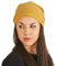 CHARM Leichte Sommer Mütze für Damen - Herren Slouchy Mütze Stretchy Slouch Strickmütze aus 100% Baumwolle Chemo Hut Mustard M