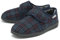 DUNLOP Mens Touch Fastening Full Slipper MTO - Navy - UK 11