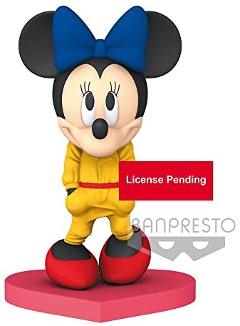 BANDAI - Banpresto Figure Q Posket Disney Minnie Mouse Yellow Dressed BP19911 Multicolor